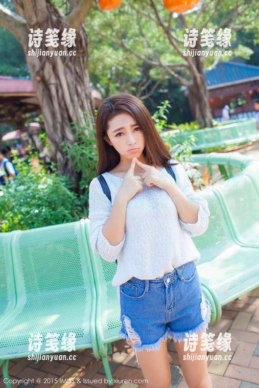 IMiss爱蜜社 - 天使光环在线更新，闵妮Mily的图集让我想要飞升！