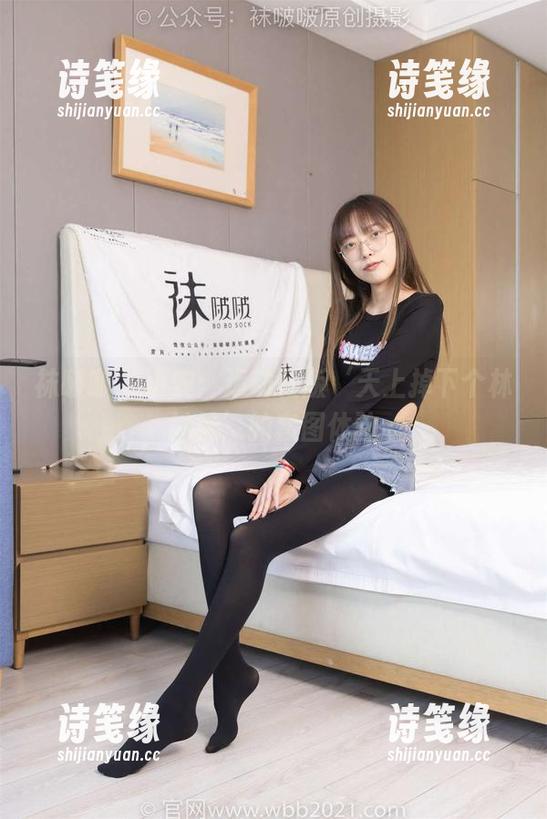 袜啵啵-小安 袜啵啵 - 小安:运动鞋版‘天上掉下个林妹妹’的套图体验